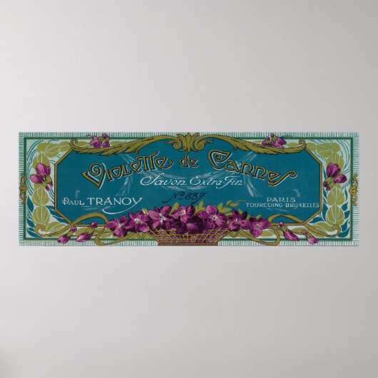 Poster Violette De Cannes LabelParis, France (Devant)