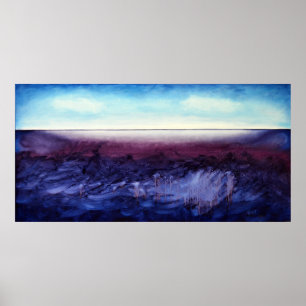 Poster Violette de guérison du voyage de l'ombre et copie