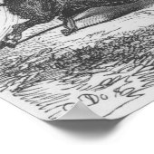 Poster Violette et Ourson (Coin)