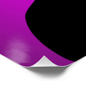 Poster Violette Vlindervrouw Perfect Poster (Hoek)