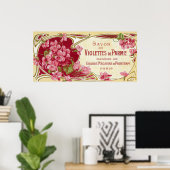 Poster Violettes De Parme LabelParis, France (Bureau à domicile)