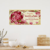 Poster Violettes De Parme LabelParis, France (Cuisine)