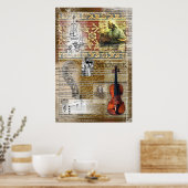 POSTER VIOLIN (Cuisine)