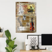 POSTER VIOLIN (Bureau à domicile)