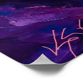 Poster Violin and Cello Against Purple Background (Coin)