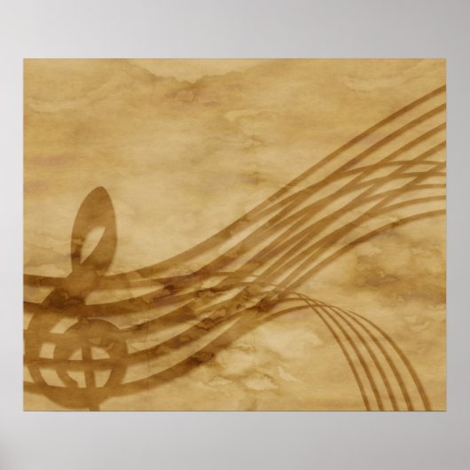 Poster Violin key (Devant)