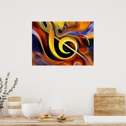 Poster Violin key (Cuisine)