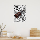 POSTER VIOLIN-POSTER (Cuisine)