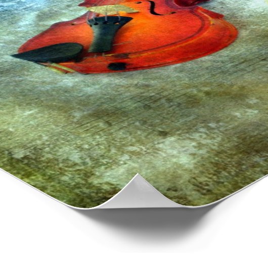 Poster Violon (Coin)