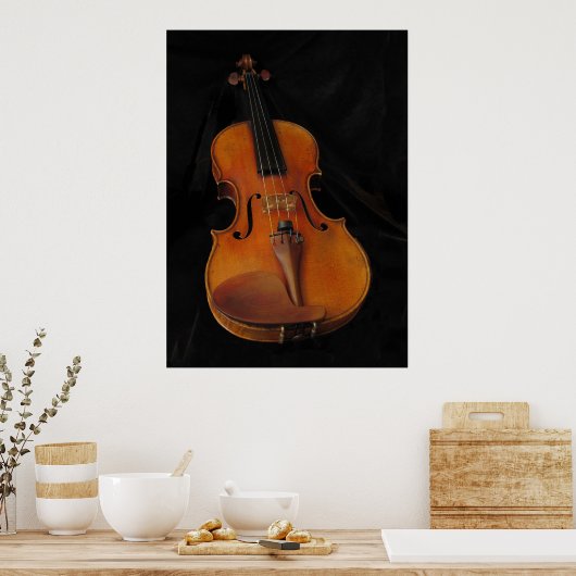 Poster Violon (Cuisine)