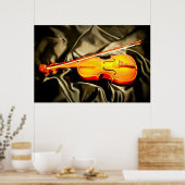 Poster Violon (Cuisine)