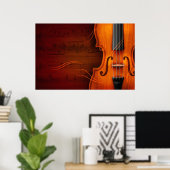 Poster Violon (Bureau à domicile)