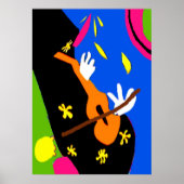 Poster Violon Abstractcello (Devant)