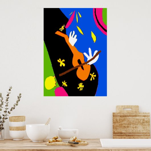 Poster Violon Abstractcello (Cuisine)