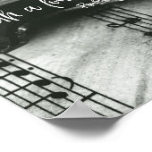 Poster Violon avec Psaumes Bible Verse (Coin)