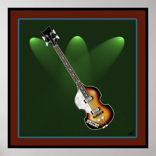 Poster Violon Bass (Devant)