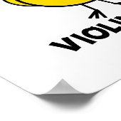 Poster Violon Chick (Coin)