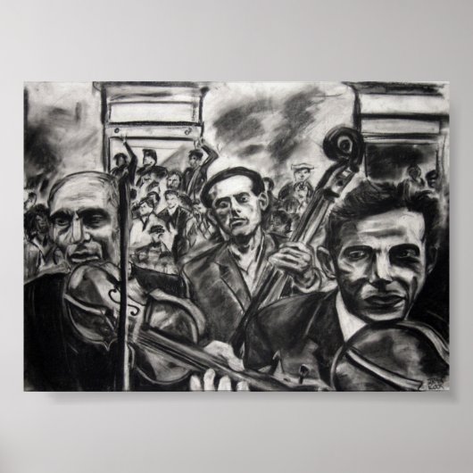 Poster violon de rue (Devant)