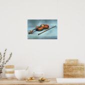 Poster Violon et arc (Cuisine)