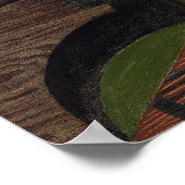 Poster Violon et guitare de Juan Gris (Coin)