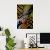 Poster Violon français (Bureau à domicile)