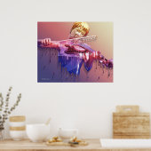 Poster Violon larmant (Cuisine)