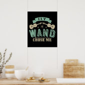 Poster Violon - Ma baguette m'a choisi (Cuisine)