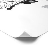 Poster violoncelle à tambour (Coin)