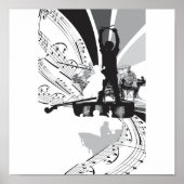 Poster violoncelle à tambour (Devant)