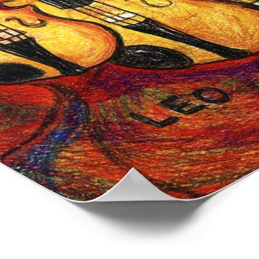 Poster Violons (Coin)