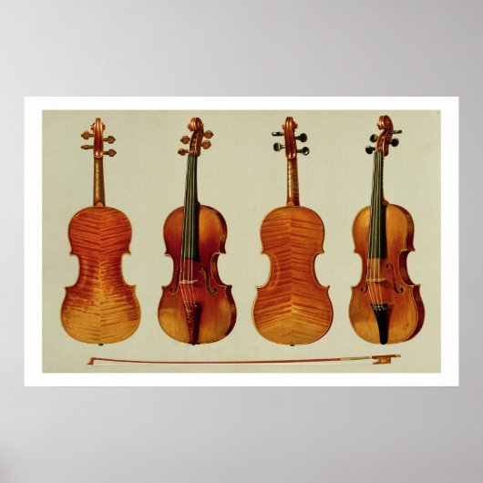 Poster Violons (LtoR) : l'Alard d'Antonio Stradivariu (Devant)