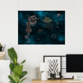 Poster Violons volants identifiés (Bureau à domicile)