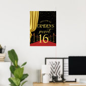 Poster VIP, Anniversaire du tapis rouge, Anniversaire d'H (Bureau à domicile)