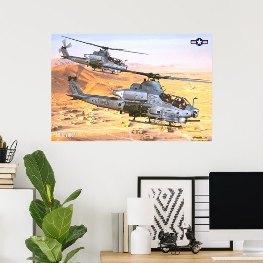 POSTER VIPER AH-1Z (Bureau à domicile)