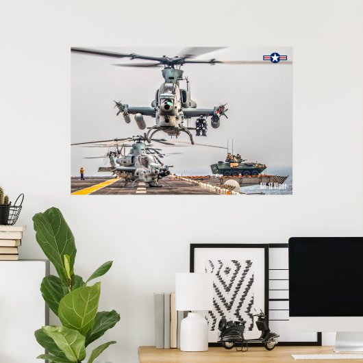 POSTER VIPER AH-1Z (Bureau à domicile)