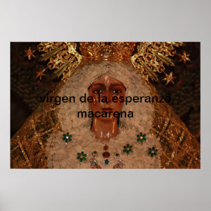 Poster virgen de la esperanza macarena
