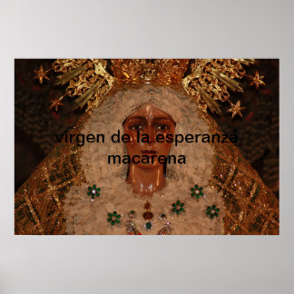 Poster virgen de la esperanza macarena