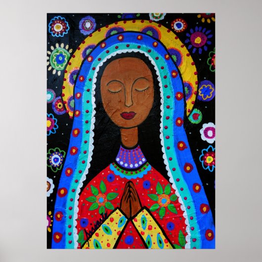 Poster Virgen Guadalupe par Pristine Cartera-Turkus (Devant)