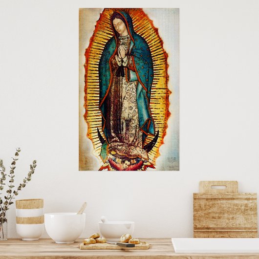 Poster Virgen GuadalupePop (Cuisine)