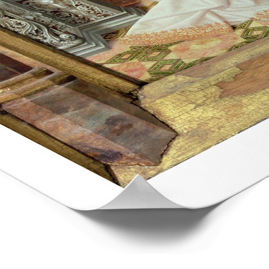 Poster Virgin and Child with Three Angels, panel central (Coin)