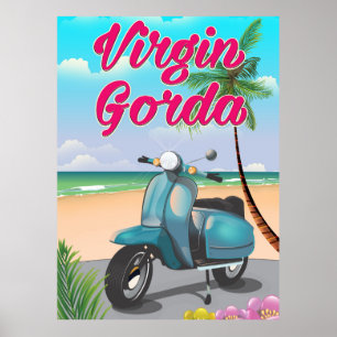 Poster Virgin Gorda Îles vierges britanniques