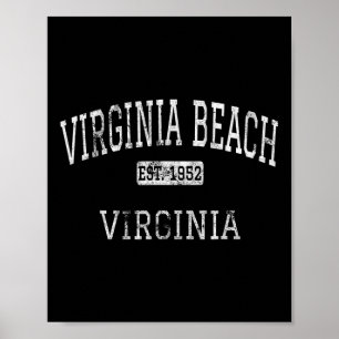 Poster Virginia Beach Virginia Virginia Vintage