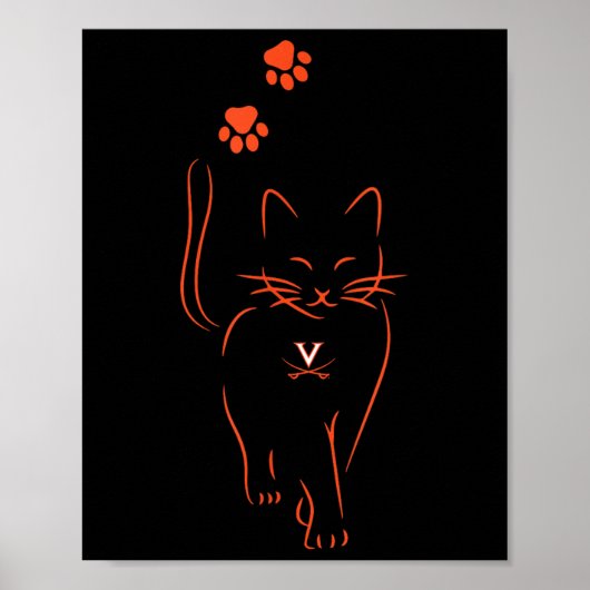 Poster Virginia Cavaliers Licence d'impression Uni-adulte (Devant)