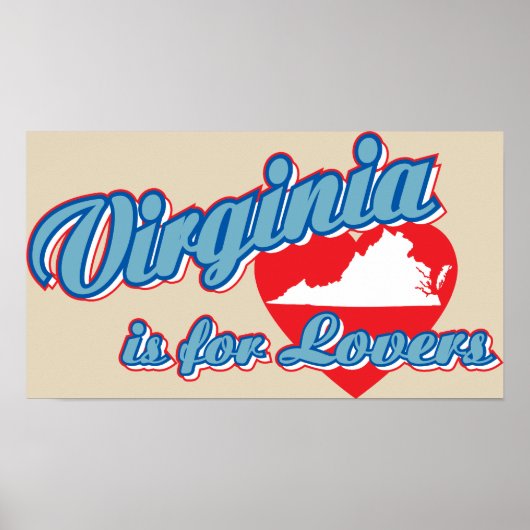 Poster Virginia est pour les amoureux (Devant)