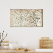 Poster Virginie, Maryland et Delaware (Cuisine)