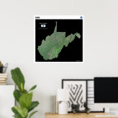 Poster Virginie-Occidentale (Bureau à domicile)