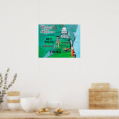 Poster Virginie-Occidentale USA (Cuisine)