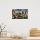 Poster Virginie (Pommes/Fleurs) - Scènes de grandes lettr (Cuisine)