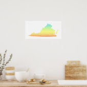 Poster virginie refroidissement fondu (Cuisine)