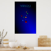 Poster Virgo Constellation (Cuisine)